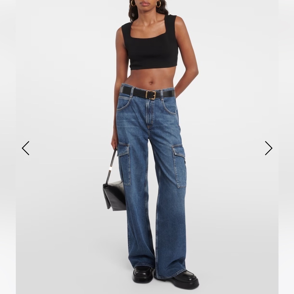 New AGOLDE Minka denim cargo pants